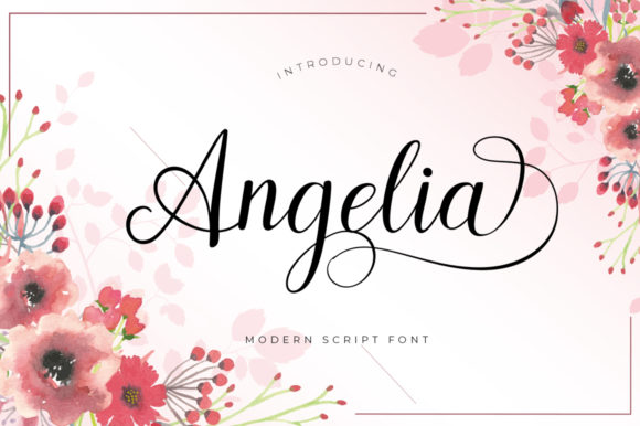 Angelia Script: A Modern Font for Feminine & Creative Branding