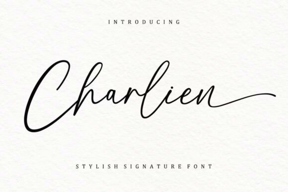 Charlien: A Signature Script That Feels Like a Handwritten Note