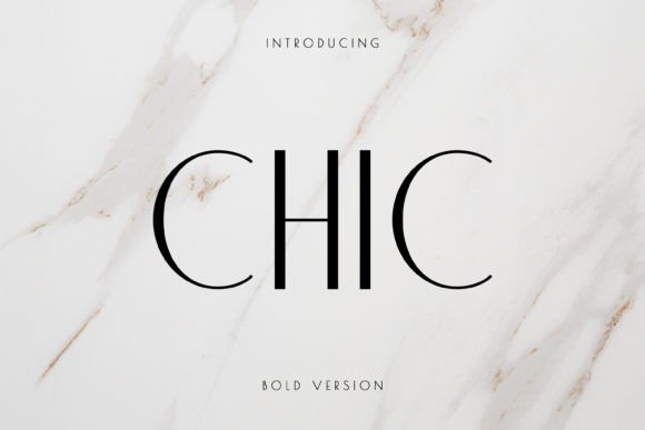 Chic: The Sans Serif That Whispers Luxury
