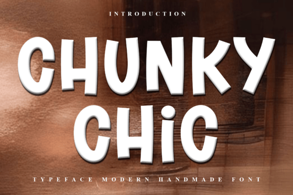 Chunky Chic: Holiday Typography with a Modern Twist