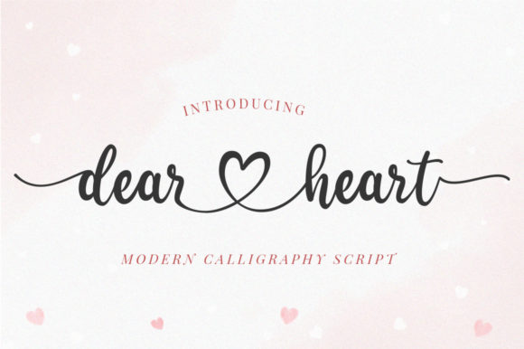 Dear Heart: A Handwritten Font for Designs That Truly Connect