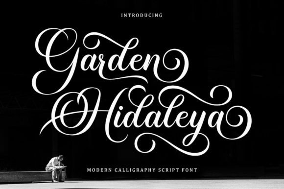 Garden Hidaleya: A Romantic Font for Invitations & Branding