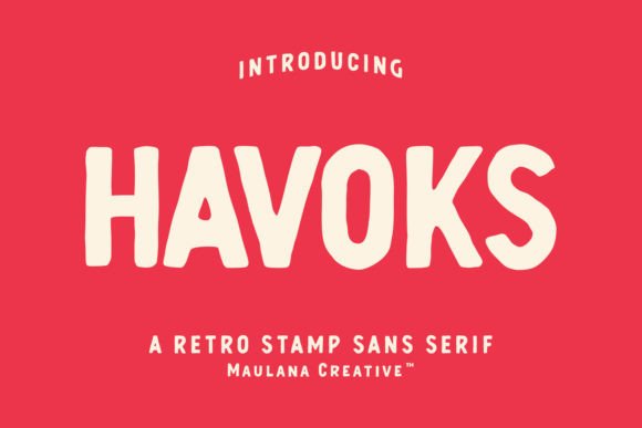 Havoks: The Retro Sans Serif That Brings Energy to Your Designs