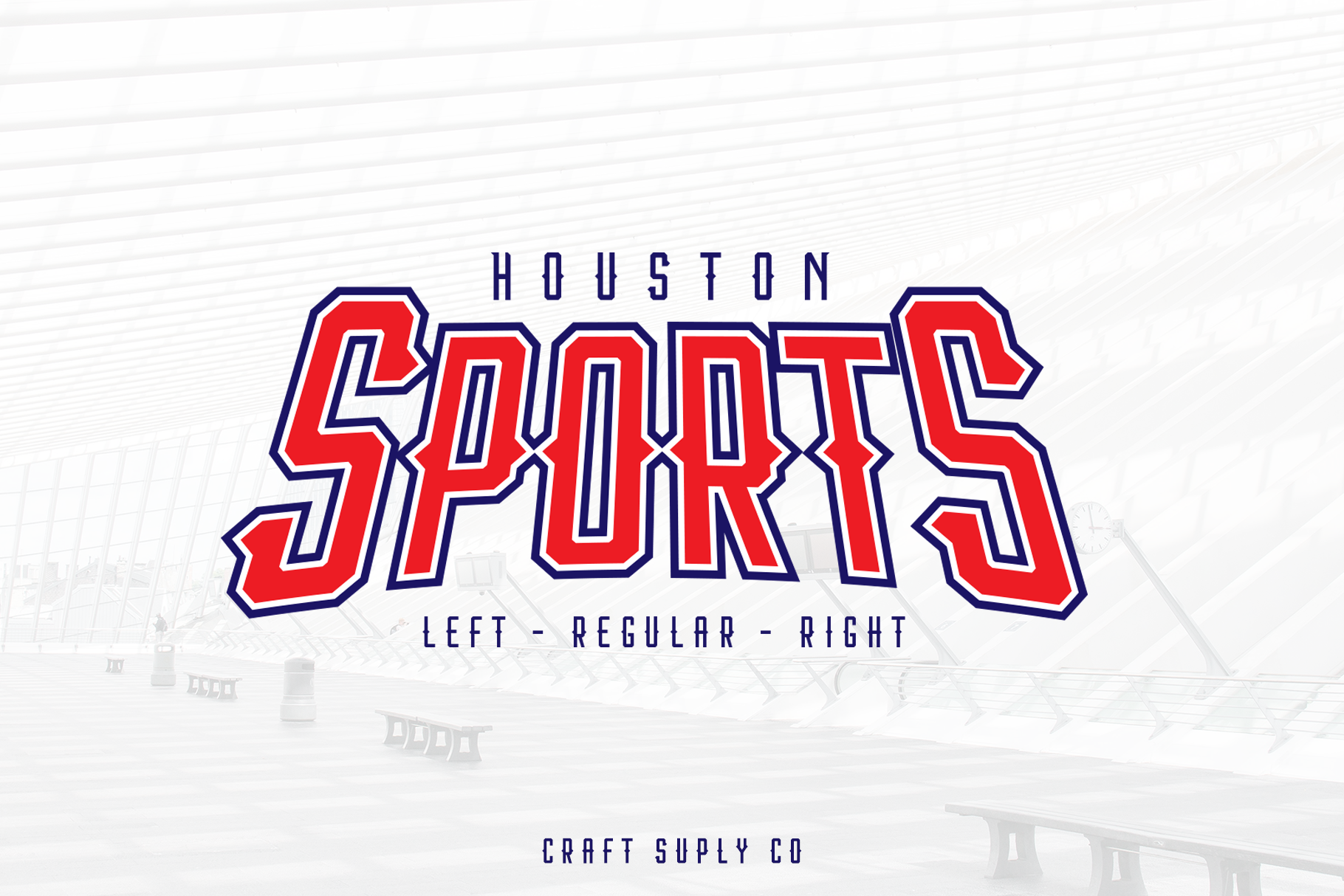 Houston Sports: A Modern Typeface Built for Athletic Branding