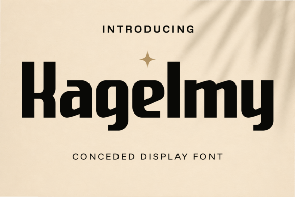 Kagelmy: The Bold Display Font for Modern Brands