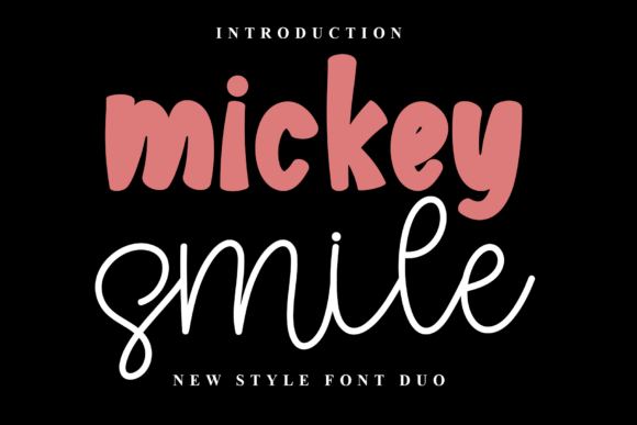 Mickey Smile: A Typeface That Captures Holiday Magic