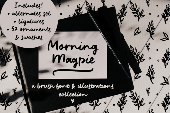 Morning Magpie: A Handwritten Font for Authentic Branding