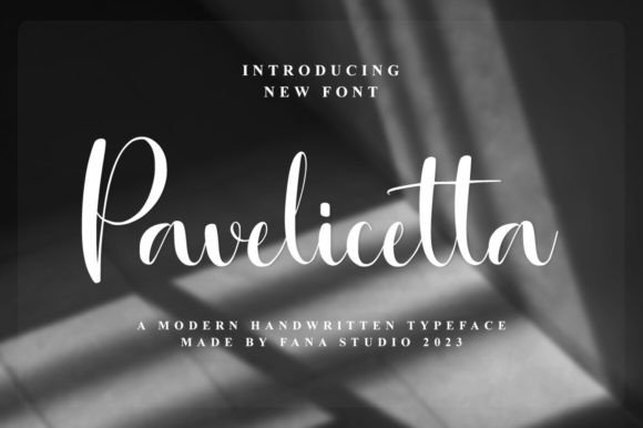 Pavelicetta: The Modern Script Font for Elegant Branding
