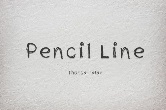 Pencil Line: A Display Font That Feels Like Your Own Handwriting