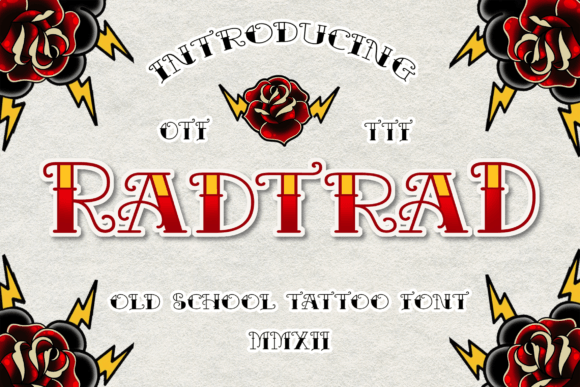 Radtrad: A Typeface for Bold Branding and Vintage Edge