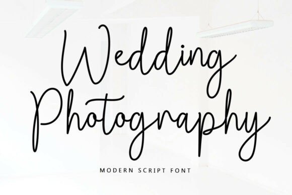 Wedding Photography: The Script Font for Elegant Branding