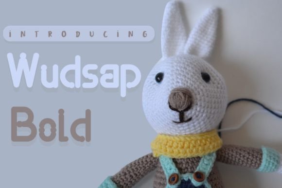 Wudsap: A Playful Display Font for Bold Creative Projects
